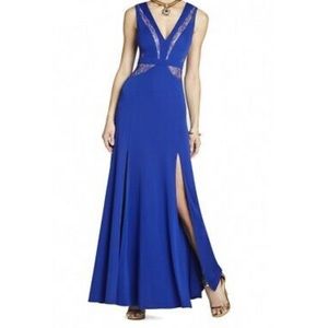 BCBGMAXAZARIA Long Royal Blue Dress Size 8